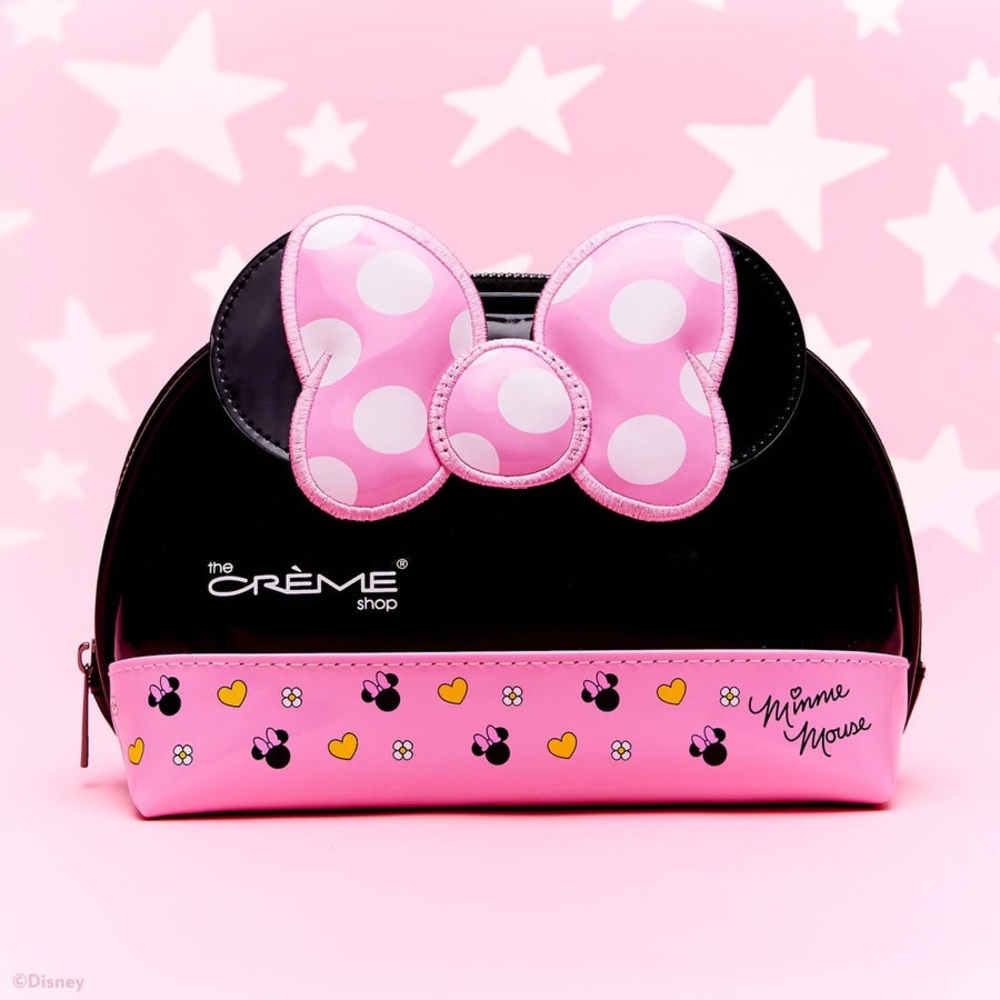 THE CREME SHOP - MINNIE MOUSE DOME TRAVEL POUCH (PINK)- (1PC)